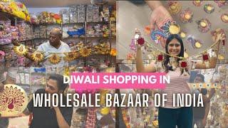 Diwali Decoration Shopping At Wholesale Price In Jaipur | Diwali & Karwa Chauth | Wholesale Market