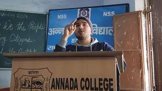 26 November Constitution Day, Annada college Hazaribagh