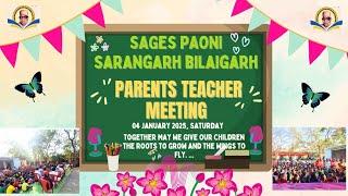 Parents Teacher Meeting 2025  Sages Paoni || Sarangarh Bilaigarh