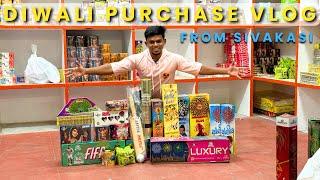 Diwali Crackers Purchase From Sivakasi | Vlog in Tamil | Vijai Vlogs