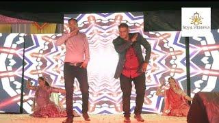 Bhai Bhabhi couple & group dance on rajasthani song Gordi bholi + chand rupala, Hindi song saame