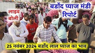 25 नवंबर 2024 बर्डोद बहरोड़ प्याज कि नीलामी | बर्डोद मंडी में प्याज भाव | Bardod behrod rajasthan