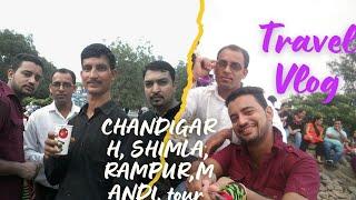 Chandigarh to shimla to Rampur to mandi by car travel vlog