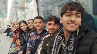 First Day At Delhi || Mandi To Delhi Full Travel Vlog With Friends || Delhi Ka Pollution 😡