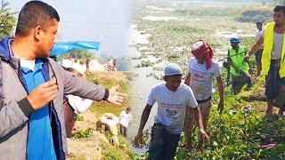 আবারো পরিস্কার হচ্ছে আলোচিত পুরাতন খোয়াই নদী।