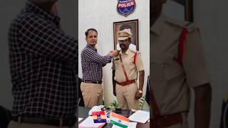 సూర్యాపేట జిల్లా SP సన్ ప్రీత్ సింగ్  IPS  చేతుల మీదుగా SI గా బాధ్యతలు స్వీకరించిన అమరవరపు సైదులు...