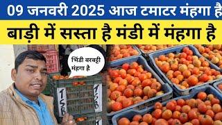 9 January 2025 आज टमाटर मंहगा हो गया Dhamdha Mandi Chhattisgarh tomoto price today