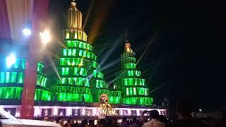 नायला जांजगीर चंपा दुर्गा पंडल डेकोरेशन lightings decoration 💯💯😍😍😍