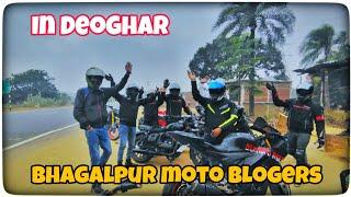 Bhagalpur moto blogers😍 bikers group in deoghar! 450km ride on 1stJanuary2025💯