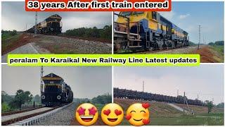 peralam To Karaikal New Railway Line Latest updates December phase 2