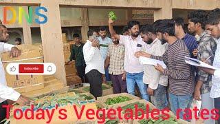 Today's Vegetables rates at DNS Mandi Kolar Karnataka 25 December 24