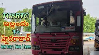 ఇల్లందు To హైదరాబాద్ (MGBS) | TGSRTC BUSES INFORMATION | HYDERABAD To YELLANDU Rtcbuses