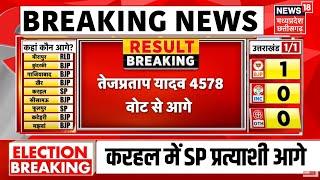 UP Upchunav Result: Karhal सीट पर सपा के Tej Pratap Yadav 850 वोटों से आगे | Breaking News | UP News