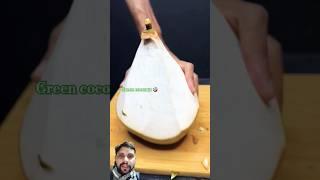 Amazing peeling coconut cutting | Asmr | Shorts |