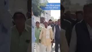 जिला नीमकाथाना हटाए जाने के विरोध में ग्राम पंचायत नापावली विरोध में cmoraj pmoindia