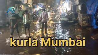 Breaking News ||Kurla Mumbai ||Pipe Road || Barish me dubaa hua mumbai