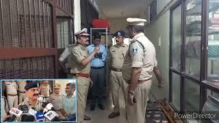 डबरा सिटी थाने पहुंचे IG अरविंद्र सक्सेना पुलिस बल बढ़ाने चोरियों पर अंकुश लगाने दिए निर्देश निर्देश