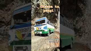 Chamba to pangi hill dangerous road 😱😱