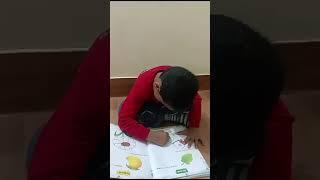 Kushal | Drawing Practice | Rise International School Kakinada.