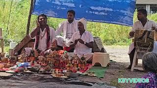 మా రాజాపూర్ గ్రామంలో గంగాదేవిని తీయుట