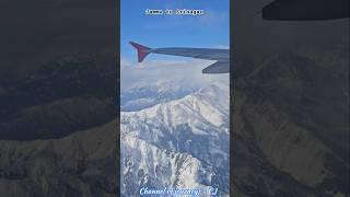 Jammu to Srinagar flight | heaven on earth | best view from flight | kashmir shorts |