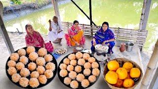 কমলালেবুর কদম পিঠা একবার খেলে এর স্বাদ ভুলতে পারবেন না || bengali pitha recipe