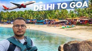 Delhi To Goa By Air India Flight | Delhi To Goa 🏖️| Goa Beach Tour 🏝️| Delhi To Lakshadweep Part 01