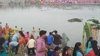 #basant Pur jhitkhi #chhath Puja बसंतपुर झिटकाही # Dholi sakra Muzaffarpur #हमारे गांव में छठ पूजा