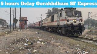 Gorakhdham 5 hours🥲 Delay Arriving Bathinda Junction