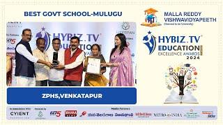 Best Govt School - Mulugu ZPHS, Venkatapur | Hybiz Education Excellence Awards 2024