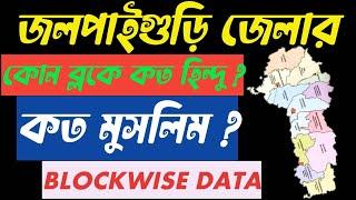 Religious census in west bengal || Jalpaiguri District || জলপাইগুড়ি জেলা || Muslim population