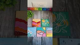 Mini canvas paintings