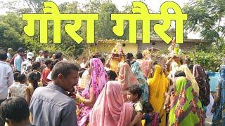 जांजगीर नैला में गौरा गौरी | देखने के लिए लोग की भिंड