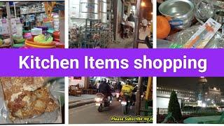 Shivaji Nagar gaye the ham log ||Jali mohalle ki  kitchen items shopping 🛍️😁