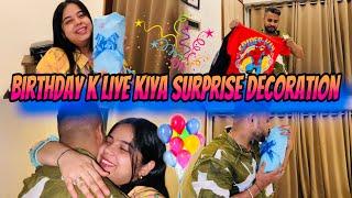 Hum Pohoche Mahabaleshwar❤️|Birthday Party Kiya Khud Surprise Decoration🥳| Husband ka Birthday