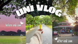 📂VLOG #03 : EXAM VLOG | End Term | celebrations,chilling out , exams, going home | Tezpur University