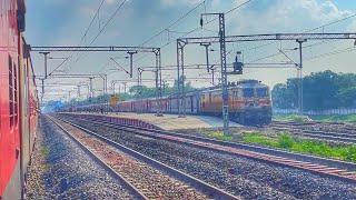 पहली बार बेल्थरा रोड स्टेशन के प्लेटफार्म संख्या 3 से निकाल कर जाती हुई गोरखपुर अहमदाबाद एक्सप्रेस||