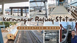 Karimnagar Railway Station Renovation Works Ready to Complete|Platform 2 & 3 Rooftop Works|Subscribe