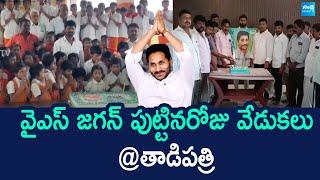 YS Jagan Birthday Celebrations At Tadipatri | వైఎస్ జగన్ బర్త్ డే సెలబ్రేషన్స్ |  SakshiTVLIVE