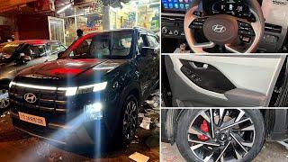 creta 2024 modified karol bagh ✅ creta ex accessories ✅ creta seat cover ✅ creta drl