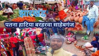 पतना हाटिया ।। बरहरवा साहेबगंज।। new santali vlog  video 2025 ll pathna hatiya barharwa Sahebganj