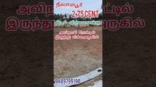 இடம் விற்பனைக்கு|நீலாம்பூர் 2.75 சென்ட்|அவிநாசி ரோட்டில் இருந்து மிக்கஅருகில்☎️9489799190|Coimbatore