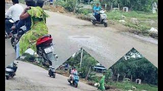 Pit Dug On Suryapet-Dantalapalli Main Road - సూర్యాపేట-దంతాలపల్లి ప్రధాన రోడ్డుపై తవ్విన గుంత | De