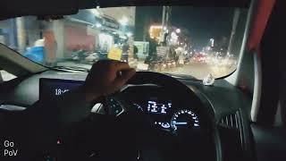 Driving around Jorhat town in peak evening traffic in Ford Ecosport | POV Driving | No music | ASMR