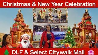 Select CityWalk Mall Delhi | Christmas and New Year Celebrations Start🎄🎅 | Delhi's Most Famous Mall