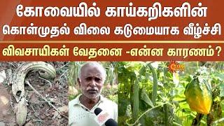 Purchase price of vegetables | Fallen Sharply | Coimbatore | Farmers are suffering | Sun News