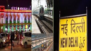 My first vlog! New Delhi railway station!