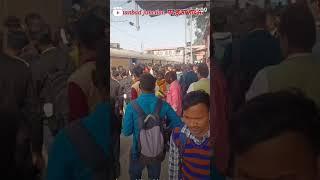 Video viral जहानाबाद स्टेशन पर एक आदमी को ट्रेन से कटकर मौत हो गई यह न्यूज़ कल का है