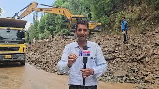 #Live from  #Padawbal Kangan District Ganderbal. Cloudburst, Mudslides Shut Srinagar-Leh Highway