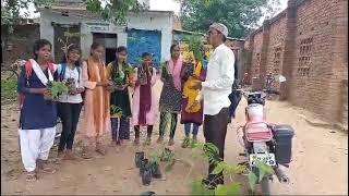 #रोहतास की शेरनी के जन्मोत्सव पर आरके सिंह ने परमहंस कोचिंग के बच्चों को दिया पौधा